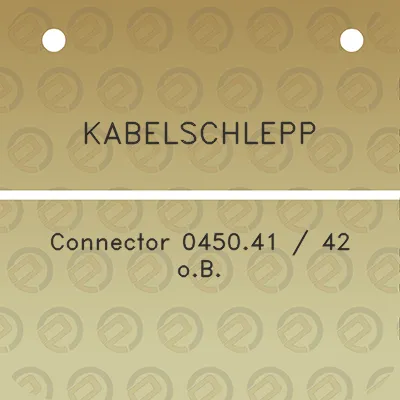 kabelschlepp-connector-045041-42-ob