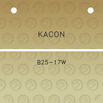 kacon-b25-17w