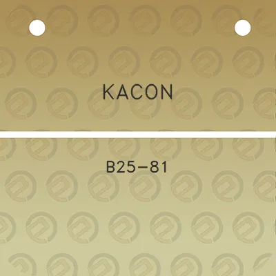 kacon-b25-81