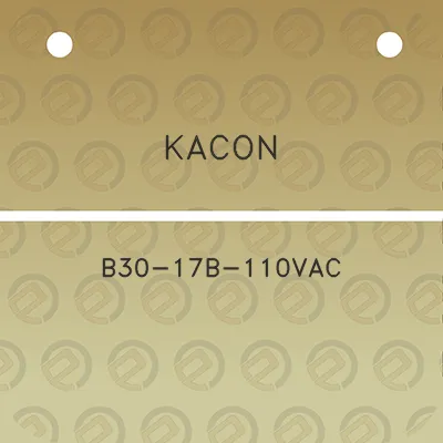 kacon-b30-17b-110vac