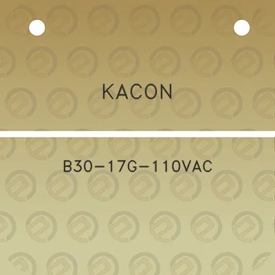 kacon-b30-17g-110vac