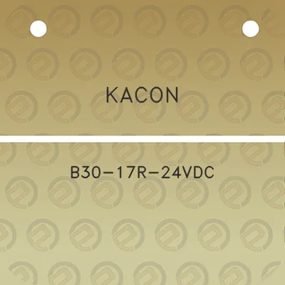 kacon-b30-17r-24vdc