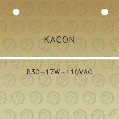 kacon-b30-17w-110vac