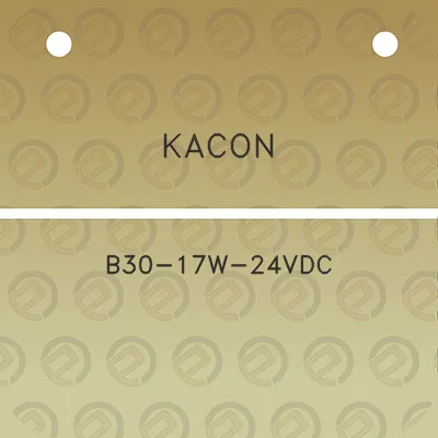 kacon-b30-17w-24vdc