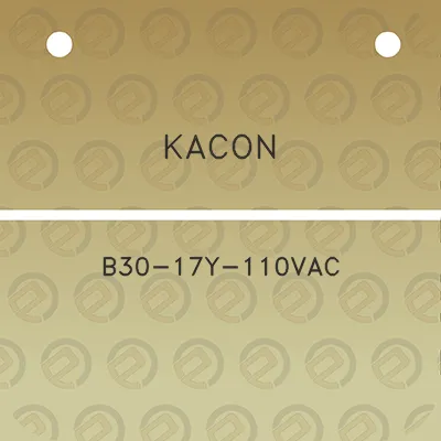 kacon-b30-17y-110vac