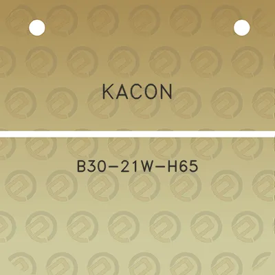 kacon-b30-21w-h65