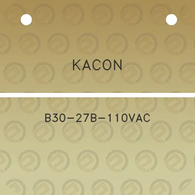 kacon-b30-27b-110vac