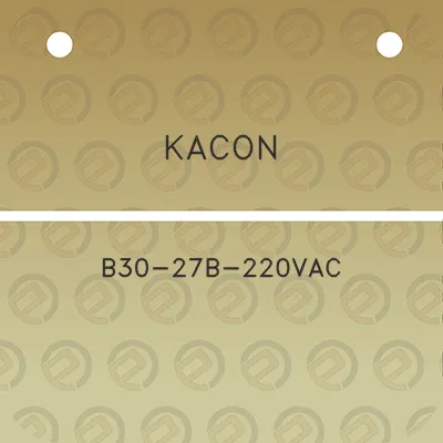 kacon-b30-27b-220vac