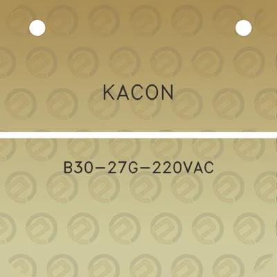 kacon-b30-27g-220vac