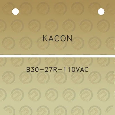 kacon-b30-27r-110vac