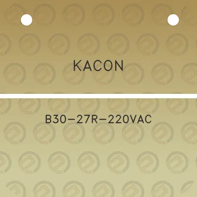 kacon-b30-27r-220vac