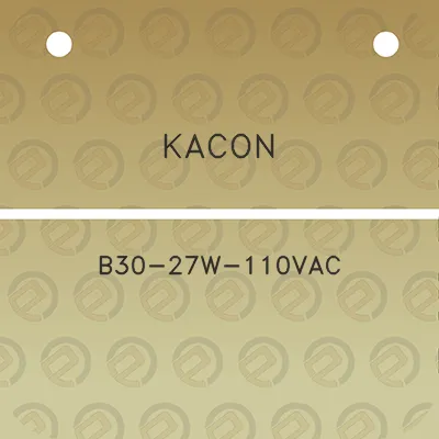 kacon-b30-27w-110vac