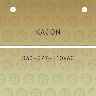 kacon-b30-27y-110vac