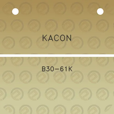 kacon-b30-61k