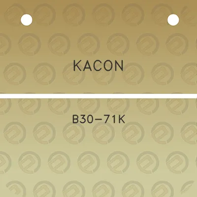 kacon-b30-71k