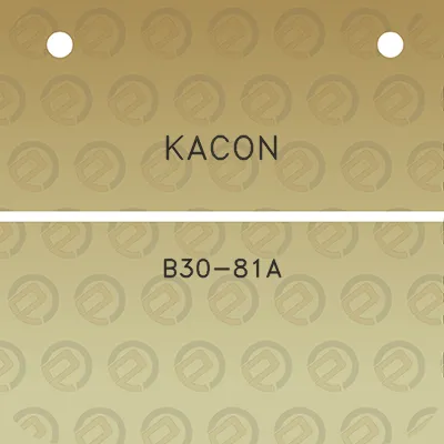 kacon-b30-81a