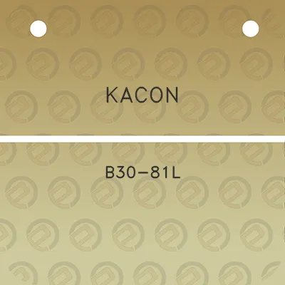 kacon-b30-81l