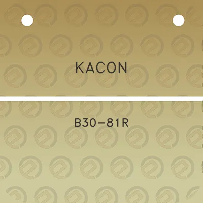 kacon-b30-81r