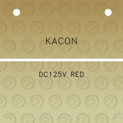 kacon-dc125v-red