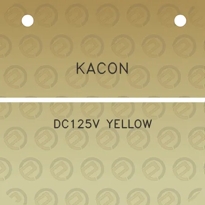 kacon-dc125v-yellow