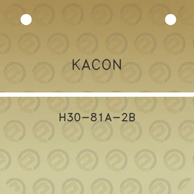 kacon-h30-81a-2b