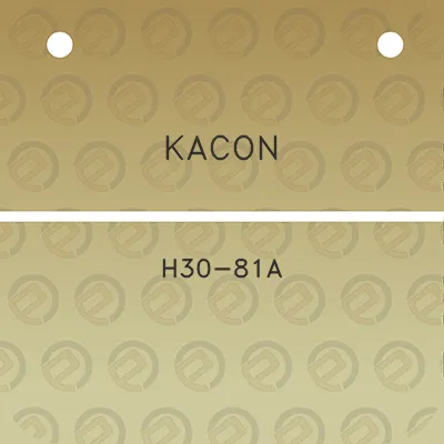 kacon-h30-81a