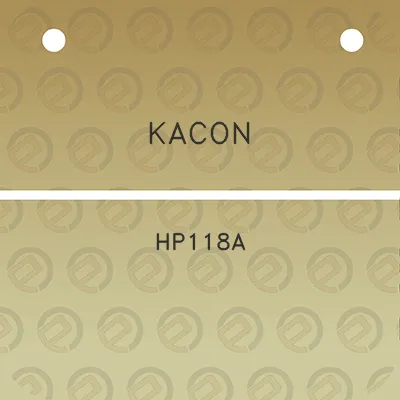 kacon-hp118a