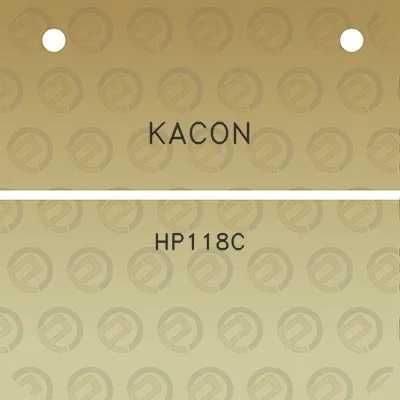 kacon-hp118c