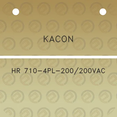 kacon-hr-710-4pl-200200vac