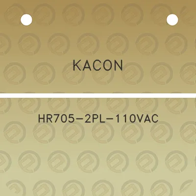 kacon-hr705-2pl-110vac