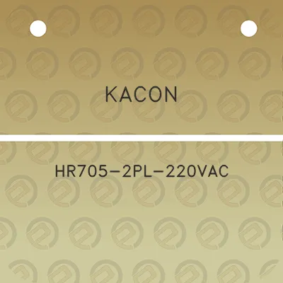 kacon-hr705-2pl-220vac