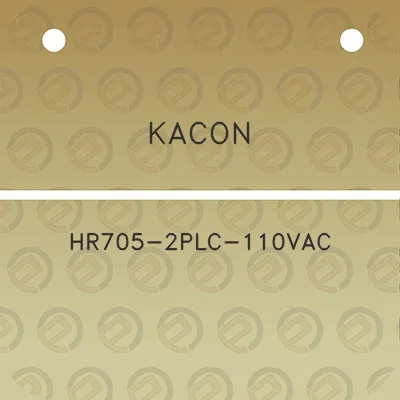 kacon-hr705-2plc-110vac