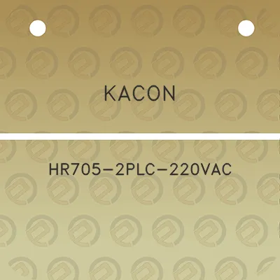 kacon-hr705-2plc-220vac