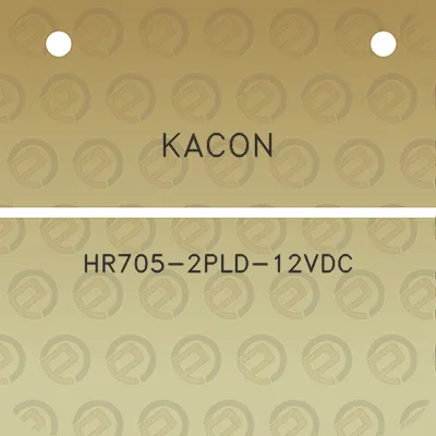 kacon-hr705-2pld-12vdc