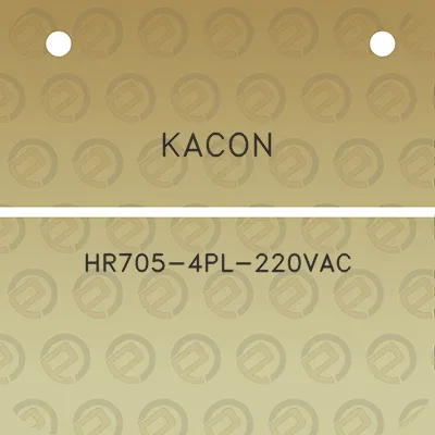 kacon-hr705-4pl-220vac