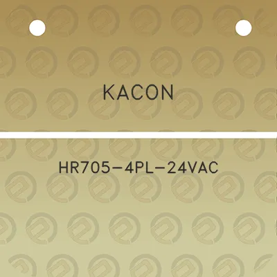 kacon-hr705-4pl-24vac