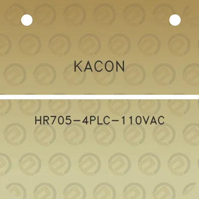 kacon-hr705-4plc-110vac