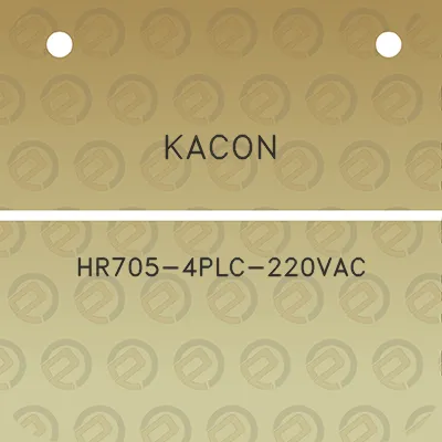 kacon-hr705-4plc-220vac