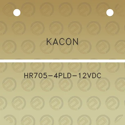 kacon-hr705-4pld-12vdc