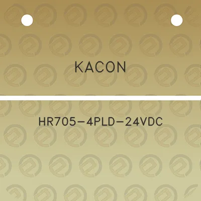 kacon-hr705-4pld-24vdc