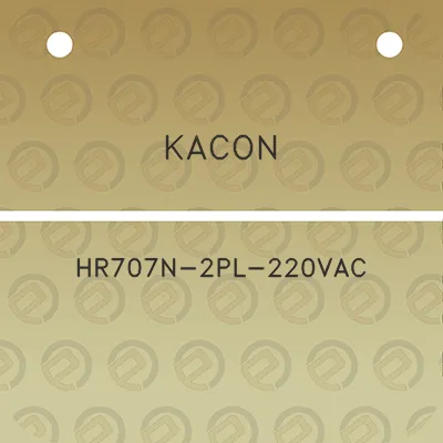 kacon-hr707n-2pl-220vac