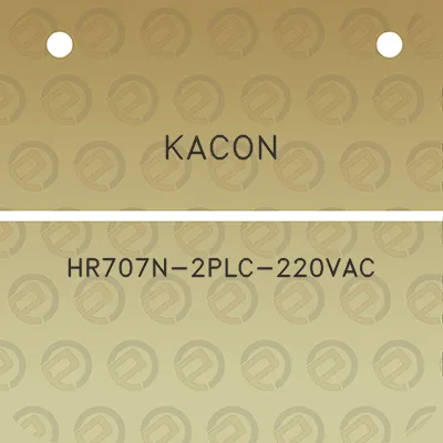 kacon-hr707n-2plc-220vac