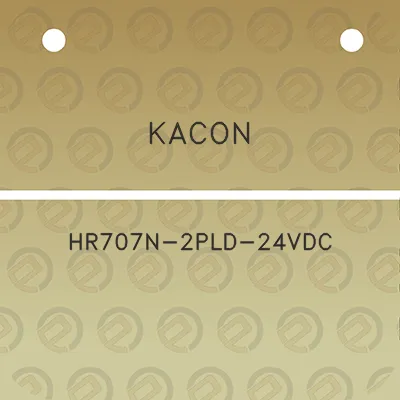 kacon-hr707n-2pld-24vdc