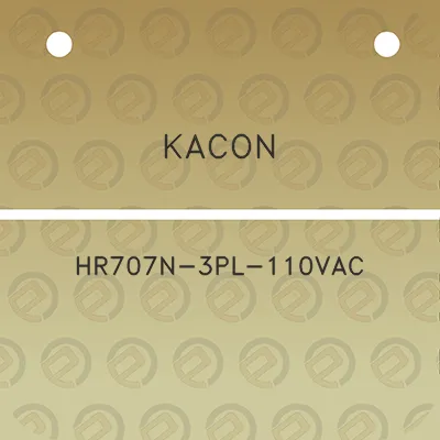 kacon-hr707n-3pl-110vac