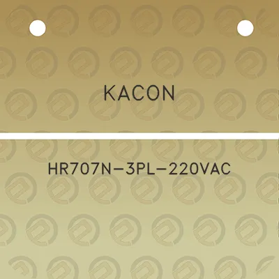 kacon-hr707n-3pl-220vac