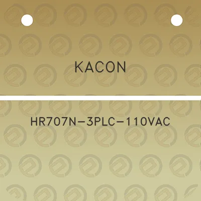 kacon-hr707n-3plc-110vac