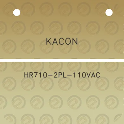 kacon-hr710-2pl-110vac