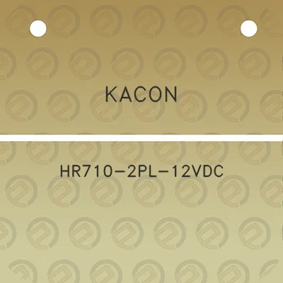 kacon-hr710-2pl-12vdc