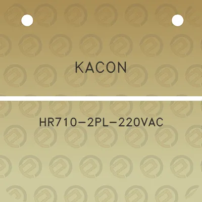 kacon-hr710-2pl-220vac