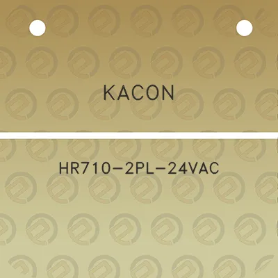 kacon-hr710-2pl-24vac